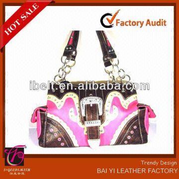 Buy Wholesale China 2014 Western Concealed Handgun Weapon Carry Handbag