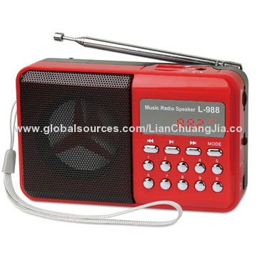 plast Let at forstå Descent Buy Wholesale China L-988 Usb Mini Fm Radio Mp3 Player, Supports  Tf/usb/earphone, Good Sound & Mp3 Player at USD 5 | Global Sources