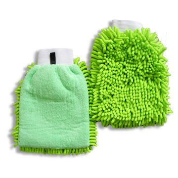 Sarung Tangan Pembersih Chenille dan Mikrofiber, Cocok untuk Mencuci dan Keperluan Rumah Tangga