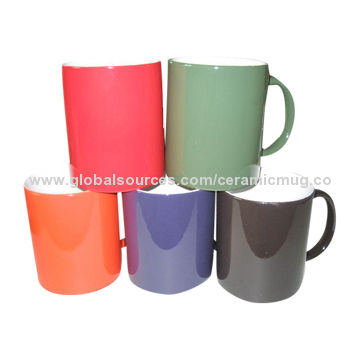 Buy Wholesale China 11oz Color Outside Ceramic Sublimation Blank Mug ...