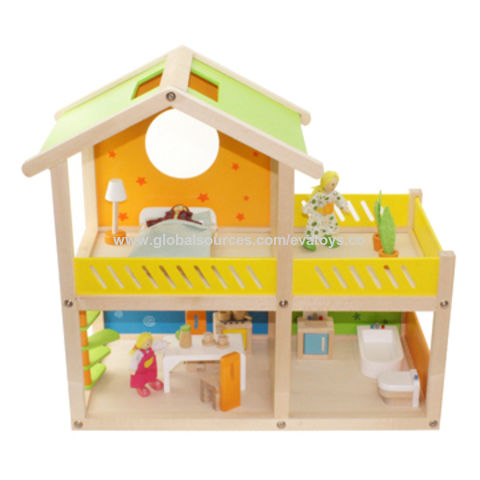 China New And Por Wooden Toy House For Kids Unit Measures 47 5 New And Por Wooden Toy House For Kids Unit Measures 47 5 24 44cm