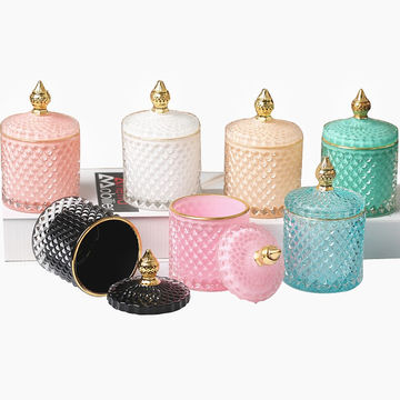 Buy Standard Quality China Wholesale Luxury Glass Candle Jars With Lid In  Bulk Empty Glass Jars For Candle Making For Wedding $2 Direct from Factory  at Shanghai Family Industry Development Co., Ltd