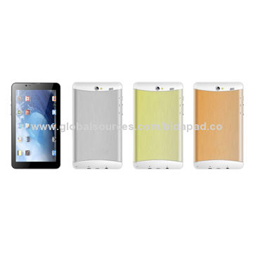 7-inch 3G Dual-SIM Phablets with MTk8312 Dual-core, Capacitive Touch Screen, G-sensor, Bluetooth for sale at factory direct price