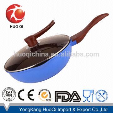 Buy Wholesale China 9'' Diamond Square Oil Free Non-stick Coatin Deep Fry  Pan & Fry Pan at USD 9.8