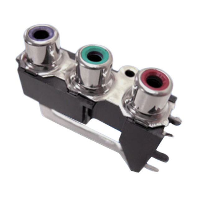 Conector RCA Dip 90°, Contacto Exterior: H65Y, T=0.4, MB: Cobre, Cobre/Estaño Recubierto, Aceptamos OEM/ODM, Diseños Personalizados Son Bienvenidos