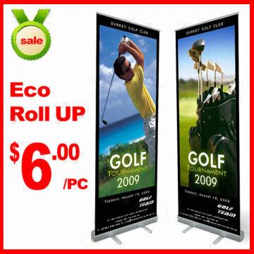 1 Roll Up Banner 2 Aluminum Material 3 Budget Roll Up Banner