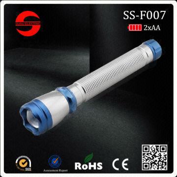 blue point rechargeable led flashlight