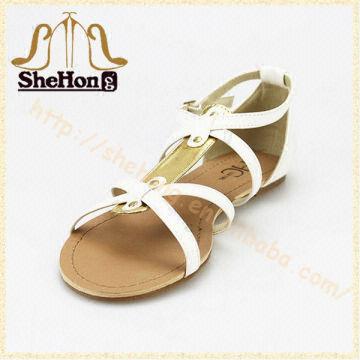 Ladies Flat sandal 96840 – SREELEATHERS