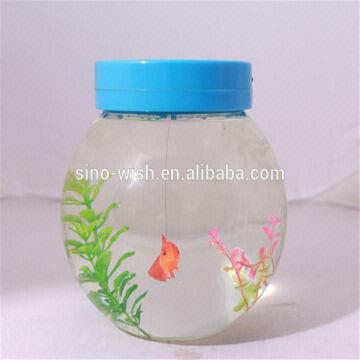 OMEM Fish-Shaped Glass Fish Tank - Creative Fish Tank Aquarium Small  Goldfish Mini Fish Tank Can Be Placed in The Living Room, Desk, Office  Table