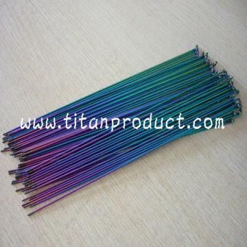 colored bicycle spokes
