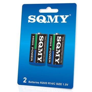 Blister Card r14 c um2 size 1.5v Battery for sale at factory direct price