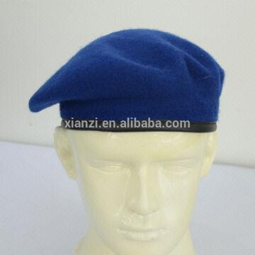 royal blue beret hat