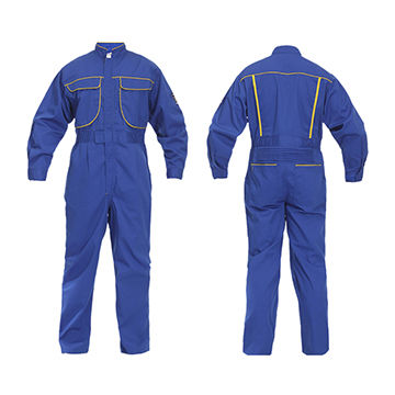 Coverall, Made of Polyester and Cotton, Customized Logos and Labels are ...