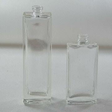 rectangular glass bottle