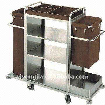 GLOBAL INDUSTRIAL Hotel Cart, Housekeeping Cart