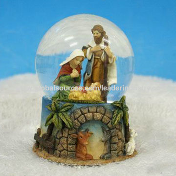 Hot Selling Religious Statue Snow Globe for Home Decor, OEM Orders ...