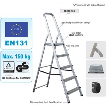 Zuigeling Tonen Ontcijferen Buy Wholesale China En131 Aluminum Step Ladder Approved With Gs  Certification(shawnfu@jinmao.com) & En131 Aluminum Step Ladder Approved |  Global Sources