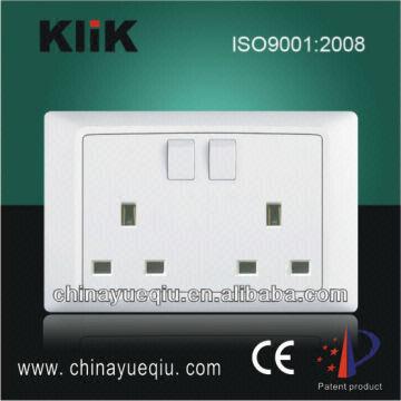 13 amp twin socket with usb
