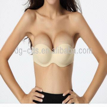 Wedding Dress Bra Adhesive Bra Seamless Strapless Push Up