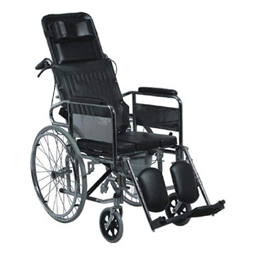 commode reclining wheelchair