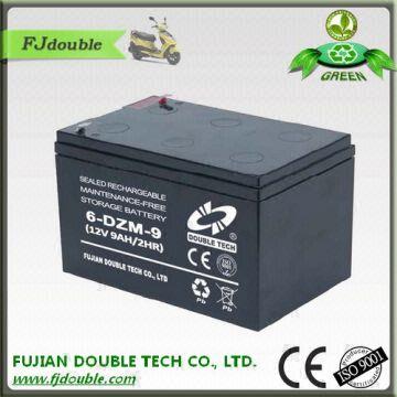 Buy Wholesale China 12v 9ah E-scooter Battery Packs 6-dzm-9 Smf Battery & 12v  9ah E-scooter Battery Packs 6-dzm-9 Smf Batte