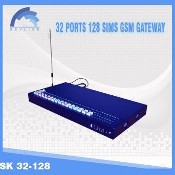High quality device for call terminal 32 ports 128 sims gsm voip gateway with high asr and acd fi for sale at factory direct price