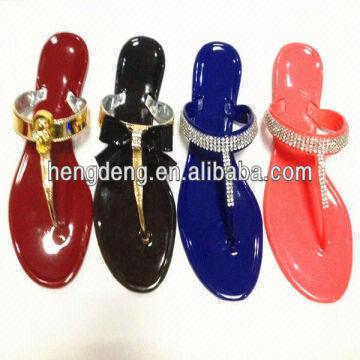 Lady Shoes Women Sandal PVC Material - China Women Shoes and Footwear price