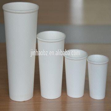 plain white paper coffee cups