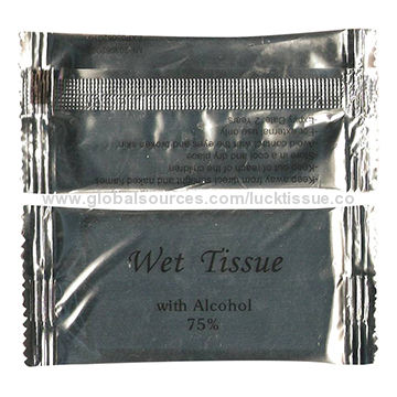 Antiseptic wet deals tissue