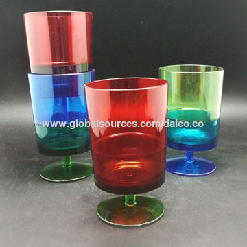 Shop - Purchase Plastic Stackable Wine Glasses