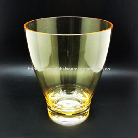 صندوق مهملات دالكو، حقن الحقن المزدوج، مصنوع من الأكريليك الشفاف كريستالي for sale at factory direct price