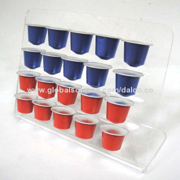 Présentoir rotatif en acrylique pour capsules de café, sachets de thé, lait, crème et cuillères for sale at factory direct price