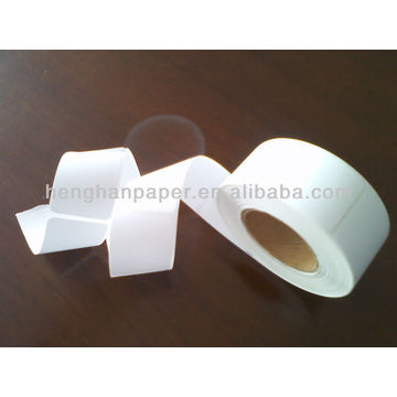 Buy Wholesale China Blank Self Adhesive Label Sticker Paper Roll For ...