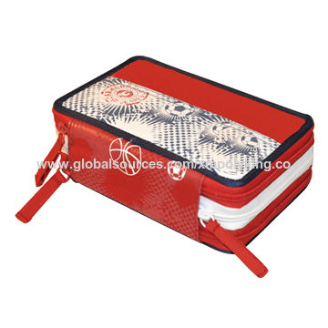 Buy Wholesale China New Style 3-layer Pencil Case With