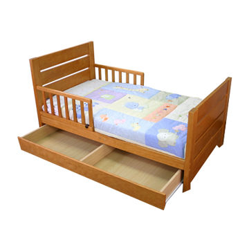 pine cot bed with drawer