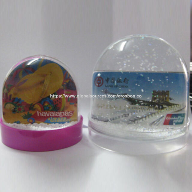 Boule à neige, Boule de Noël, Boule à neige DIY, Fabriquée en acrylique, Disponible en taille 8.8*9cm, Conceptions, tailles et formes personnalisées sont possibles for sale at factory direct price