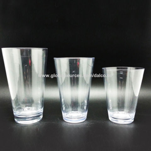 Unbreakable Plastic Drinking Glasses [Set of 6] Shatterproof