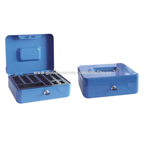 Caisse enregistreuse, 250*200*75mm, plateau en plastique, serrure à clé et serrure à combinaison disponibles. Idéal pour point de vente et gestion de trésorerie. for sale at factory direct price