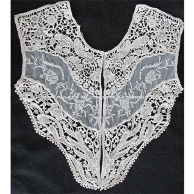 Col Brodé au Crochet Mode en Paire, Différentes Tailles et Couleurs Disponibles for sale at factory direct price