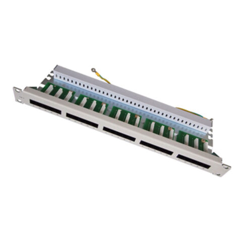 Panneau de Brassage Voix 25 Ports pour Baie de Réseau 19 pouces avec Gestion des Câbles - Solution Professionnelle pour Réseaux Vocaux