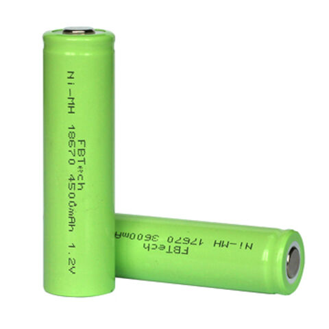 Buy Wholesale China Nimh Battery 18670, 4500mah 1.2v With Good Price ...