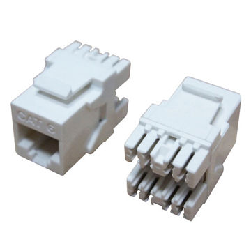 Cat6 UTP Keystone Jacks, Short Type and 110 Punching Tool Standard (180 ...