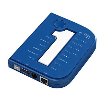 Cable Tester for RJ45/RJ11/USB/1394 Cable, New style for sale at factory direct price