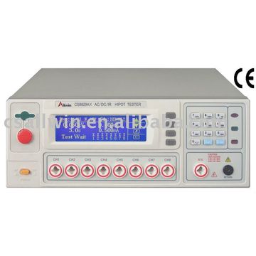 Programmable Multi-way Variable-frequency AC/DC/IR Hipot Tester for sale at factory direct price