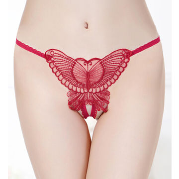 Bulk Buy China Wholesale Red Butterfly Sexy G-string Wholesale Sexy  Underwear Panty $0.7 from Amy Lingerie Co. Ltd