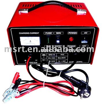 HEAVY DUTY PORTABLE CAR VAN TRUCK BATTERY CHARGER 10A 12V 24V FAST CHARGING S17 