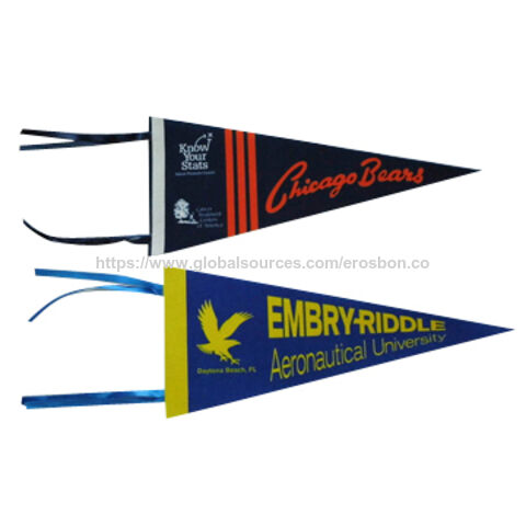 لافتات صغيرة من اللباد مطبوعة بتصاميم مخصصة للترويج وفعاليات الشركات بالجملة for sale at factory direct price