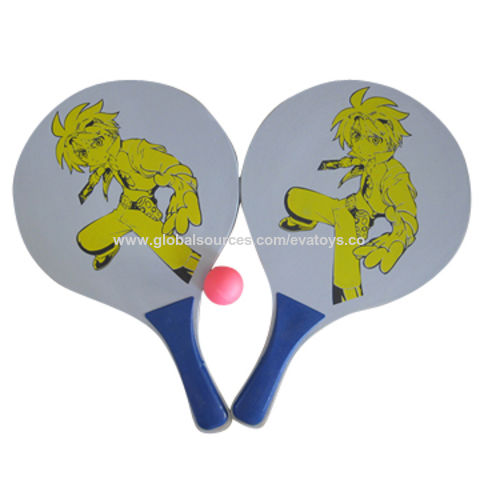 Set de raquetas de playa de madera de moda 2015 para niños, unidad de medida 38*24*0.8cm - Ideal para mayoristas y distribuidores for sale at factory direct price