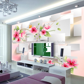 Printing photo wallpapers. The advantage of vinyl wallpaper. Prices for  photo printing.