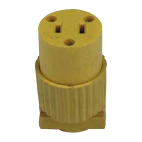 China 2-pole 2-wire Vinyl Socket, 15A-125V on Global Sources,2-pole 2 ...